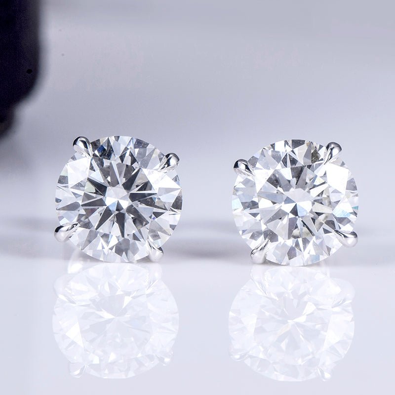 Finecraft Jewellery Womens 14 ct Lab Grown Diamond Stud Earrings in India |  Ubuy